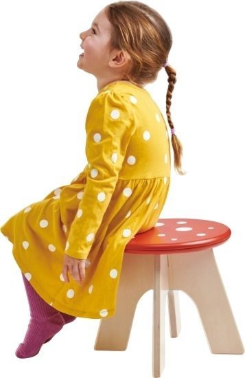 שרפרף בצורת פטרייה מעץ מבית Tender Leaf