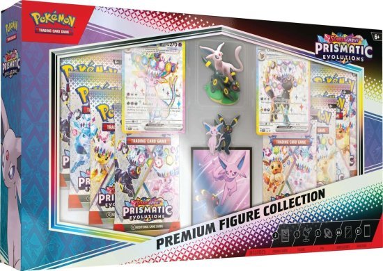 קלפי אספנות פוקימון Pokemon TCG Scarlet & Violet: Prismatic Evolutions - Premium Figure Collection