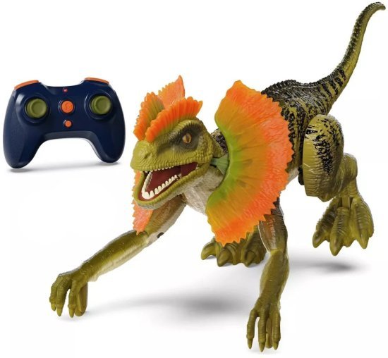 דינוזאור דילופוזאורוס כולל שלט מבית Battat Terra