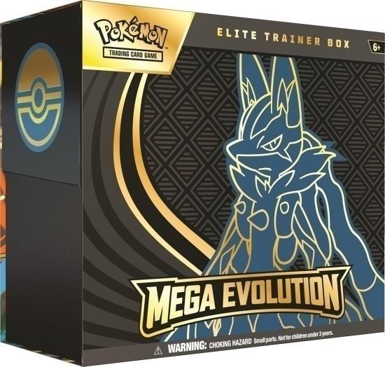 קלפי אספנות פוקימון Pokemon TCG ME01: Mega Evolution Elite Trainer Box - מגה לוקאריו