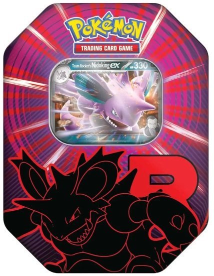 קלפי אספנות פוקימון Nidoking ex - Pokemon TCG: Team Rocket Tin