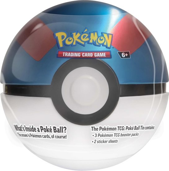 קלפי אספנות פוקימון Great Ball - Pokemon TCG: Poke Ball Tin Q4 2024