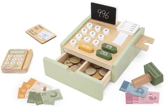 קופה רושמת מעץ מבית Polar B