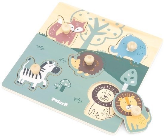 פאזל מעץ מבית Polar B - חיות