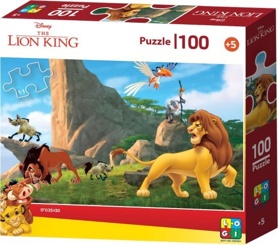 פאזל 100 חלקים מבית Logi - מלך האריות