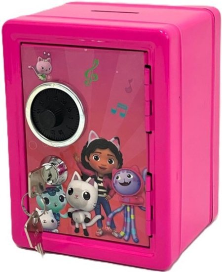 קופת חיסכון כספת מתכת לילדים בית הבובות של גבי