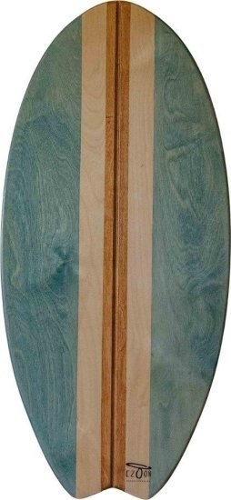 מיני לוח איזון (באלנסבורד) מעץ עם גליל דגם Beluga מבית Ezoon - צבע טורקיז