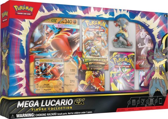 קלפי אספנות Mega Lucario ex - Pokemon TCG: Premium Figure Collection