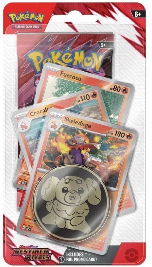 קלפי אספנות פוקימון Skeledirge - Pokemon TCG Scarlet & Violet: Destined Rivals - Premium Checklane Blister