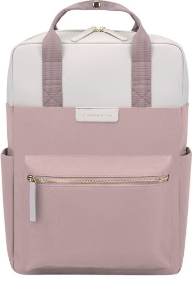 תיק גב למחשב נייד דגם Bergen מבית Kapten & Son עד 13 אינץ' - צבע ורוד