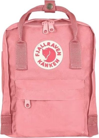 תיק גב בנפח 7 ליטר דגם Kanken Mini Classic מבית Fjallraven - צבע ורוד