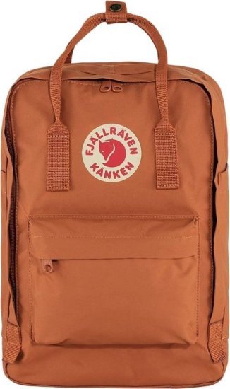 תיק גב למחשב נייד דגם Kanken Laptop מבית Fjallraven עד 15 אינץ' - צבע חום