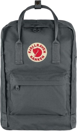 תיק גב למחשב נייד דגם Kanken Laptop מבית Fjallraven עד 15 אינץ' - צבע אפור