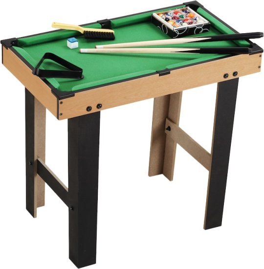 שולחן סנוקר מעץ עם רגליים 60×36.5×64 ס''מ מבית I-POP