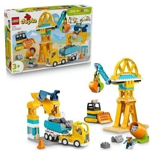 אתר בנייה וכלי רכב לעבודות בנייה 3 ב-1 10476 LEGO DUPLO