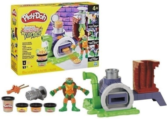 בצק משחק - ערכת משחק פיצה לחיתוך ושיגור Hasbro Play-Doh