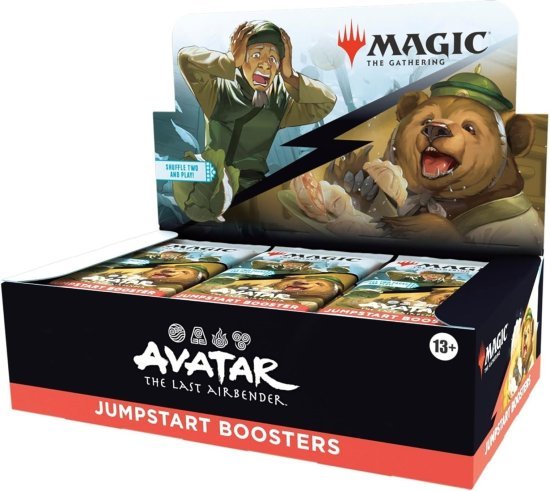 קלפי אספנות אווטאר Magic TCG: The Gathering: Avatar: The Last Airbender Jumpstart - Booster Box - מארז 24 חפיסות (20 קלפים בחפיסה)