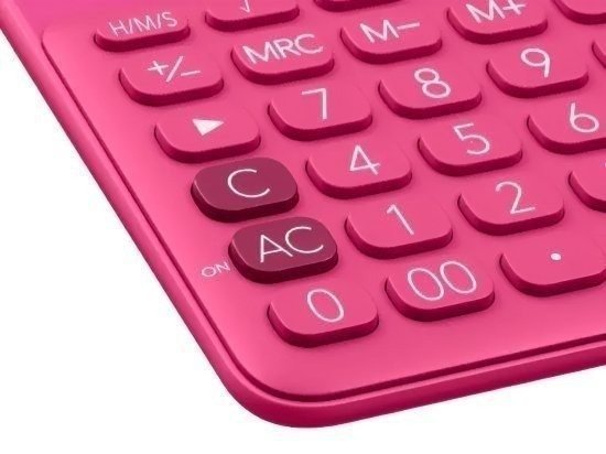 מחשבון שולחני Casio MS-20UC - ורוד