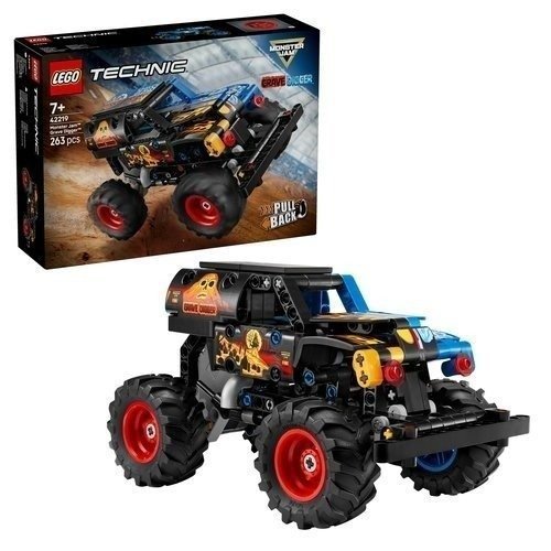 משוך-וסע LEGO Technic 42219 Monster Jam Grave Digger Fire and Ice