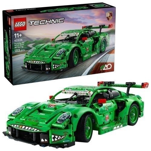 מכונית מרוץ LEGO Technic 42224 Porsche 911 GT3 R REXY AO Racing