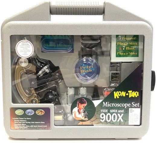 ערכת מיקרוסקופ עם אביזרים מבית Kon-Tiki
