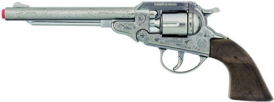 אקדח צעצוע פיקות / קפצונים - אקדח 8 פיקות מבית Gonher