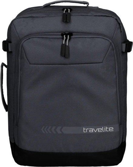 תיק גב נסיעות דגם KICK OFF מבית Travelite - צבע שחור Anthracite
