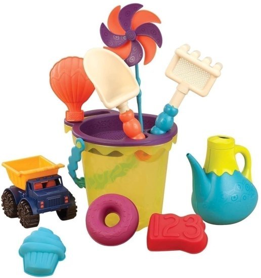 תיק חוף עם צעצועים לפעוטות Battat: B. toys