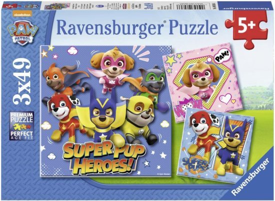 מארז 3 פאזלים 49 חלקים מבית Ravensburger - מפרץ ההרפתקאות